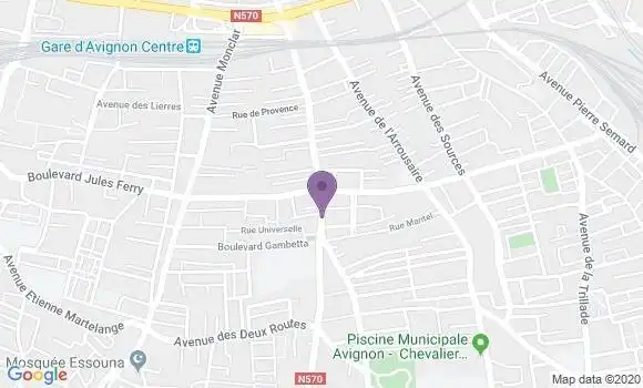 Localisation Avignon Saint Ruf Bp - 84000