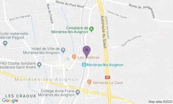 Localisation Chateauneuf de Gadagne Bp - 84470
