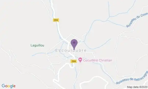 Localisation Escouloubre Ap - 11140