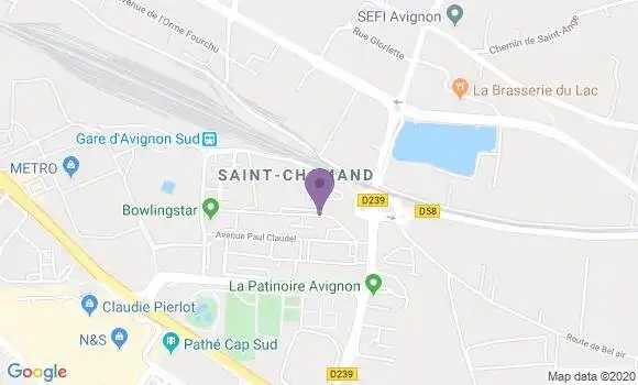 Localisation Avignon St Chamand Ap - 84000