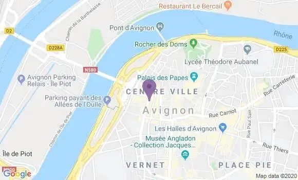 Localisation Avignon Baroncelli Bp - 84000