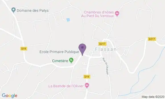 Localisation Flassan Ap - 84410