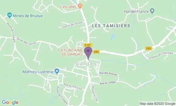 Localisation Gargas - 84400