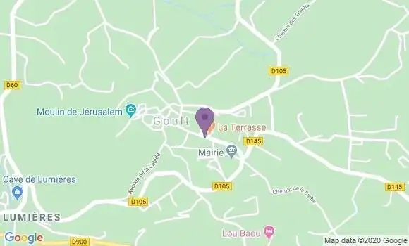 Localisation Goult Bp - 84220