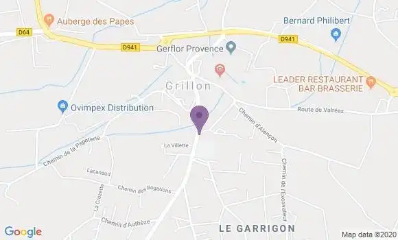 Localisation Grillon - 84600