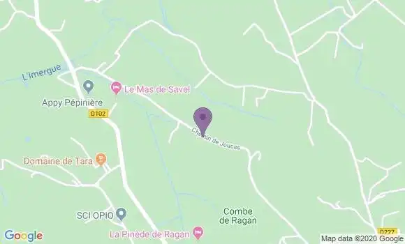 Localisation Joucas Ap - 84220