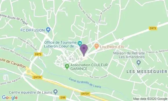 Localisation Lauris - 84360