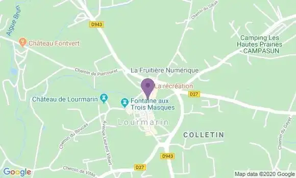 Localisation Lourmarin Bp - 84160