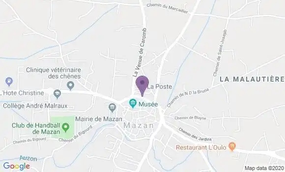 Localisation Mazan - 84380