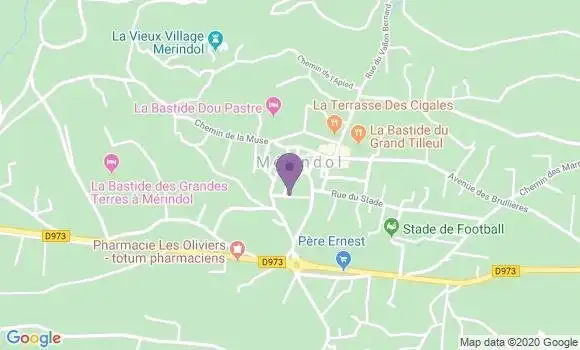 Localisation Merindol Bp - 84360