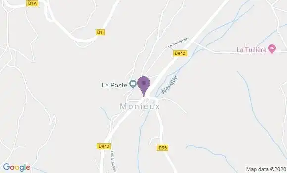 Localisation Monieux Ap - 84390