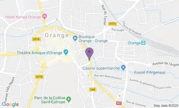 Localisation Orange - 84100
