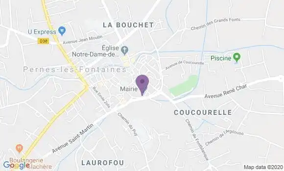 Localisation Pernes les Fontaines - 84210