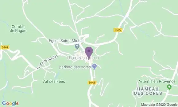 Localisation Roussillon Bp - 84220