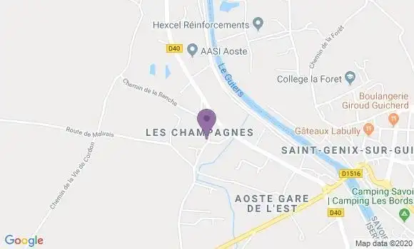 Localisation Saint Didier Bp - 84210