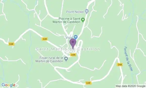 Localisation Saint Martin de Castillon - 84750