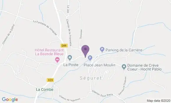 Localisation Seguret Bp - 84110