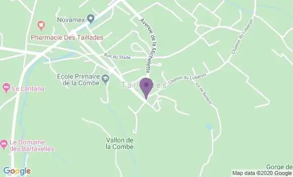 Localisation Taillades Bp - 84300