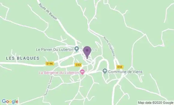 Localisation Viens Bp - 84750