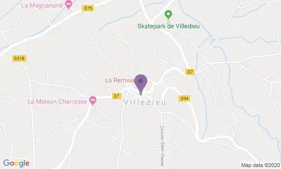 Localisation Villedieu Bp - 84110
