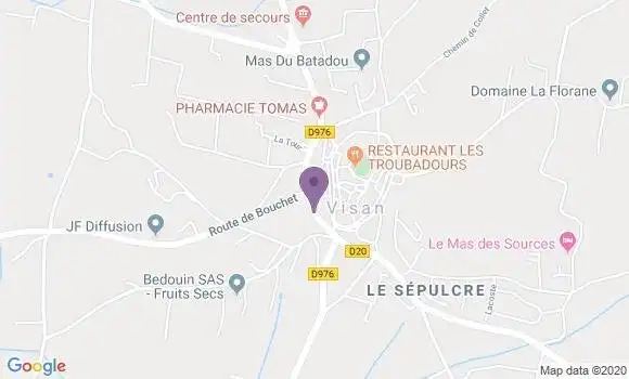 Localisation Visan Bp - 84820