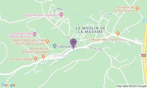 Localisation Fitou Bp - 11510