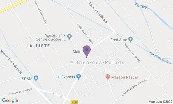 Localisation Valayans Ap - 84210