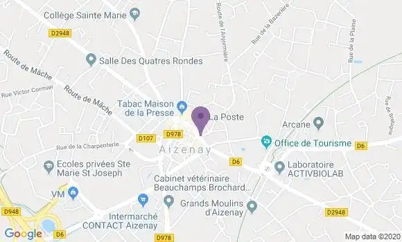 Localisation Aizenay - 85190