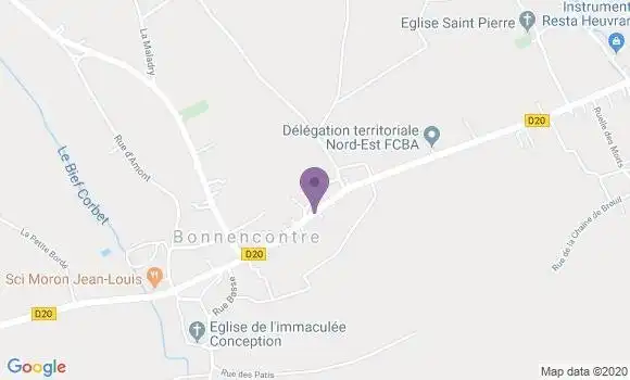 Localisation Aubigny Bp - 85430