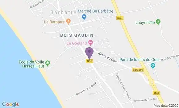 Localisation Barbatre Bp - 85630
