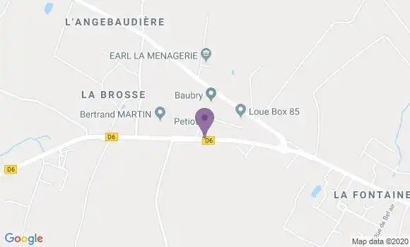 Localisation Bazoges En Paillers Ap - 85130