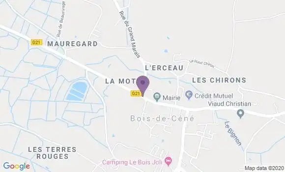 Localisation Bois de Cene Ap - 85710