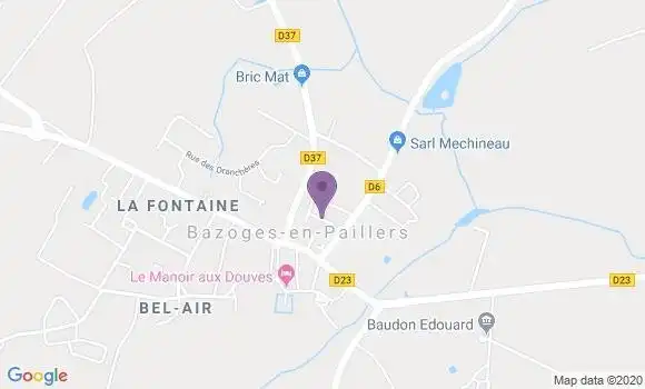 Localisation La Boissiere de Montaigu Ap - 85600