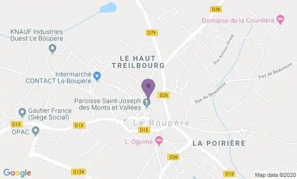 Localisation Le Boupere Bp - 85510