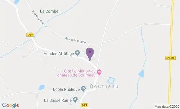 Localisation Bourneau Ap - 85200