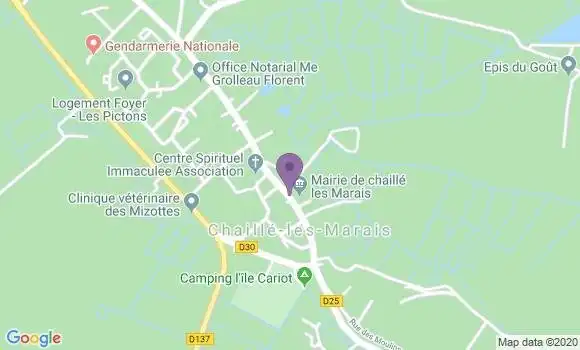 Localisation Chaille les Marais Bp - 85450