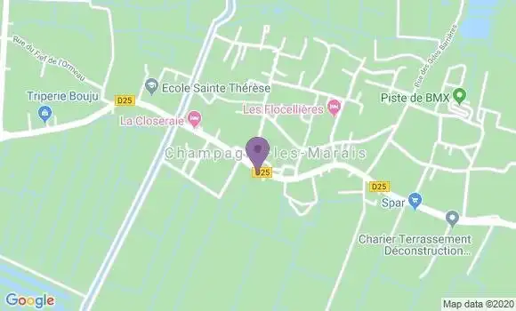 Localisation Champagne les Marais Bp - 85450