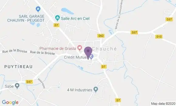 Localisation Chauche Ap - 85140