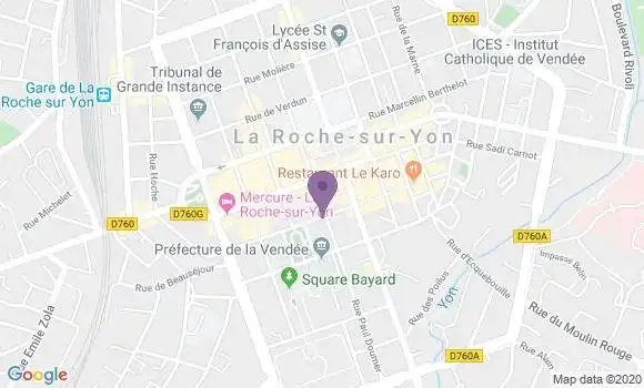 Localisation Les Clouzeaux Ap - 85430