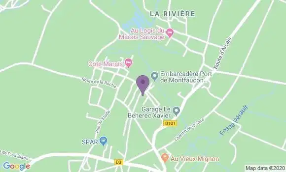 Localisation Damvix Ap - 85420
