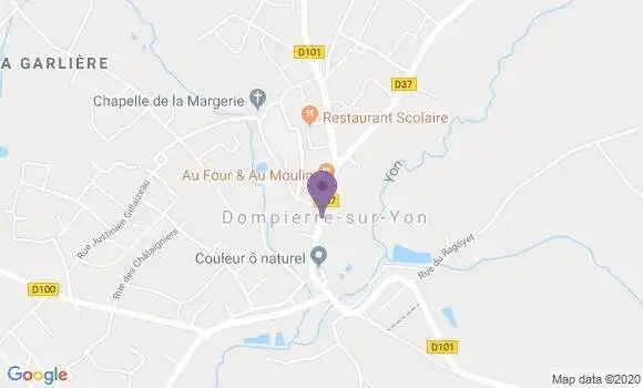 Localisation Dompierre sur Yon Bp - 85170