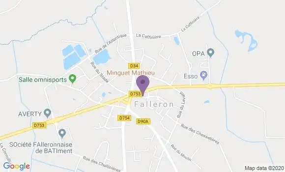 Localisation Falleron Ap - 85670