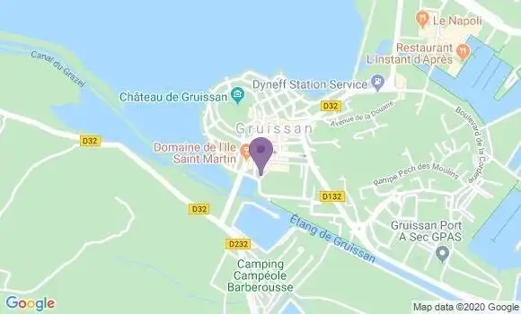 Localisation Gruissan Bp - 11430
