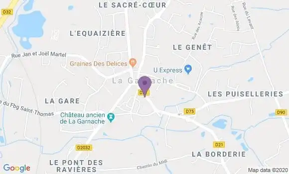 Localisation La Garnache Bp - 85710
