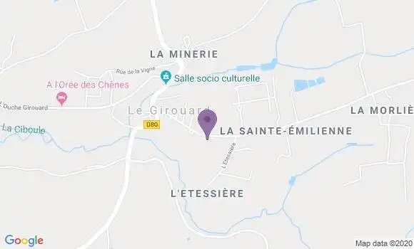 Localisation Le Girouard Ap - 85150