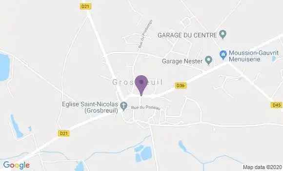 Localisation Grosbreuil Ap - 85440