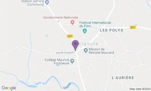 Localisation La Gueriniere Bp - 85680
