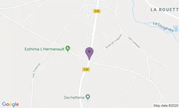 Localisation L Hermenault Bp - 85570