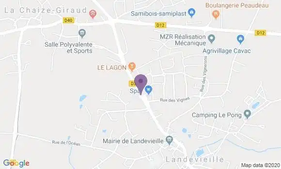 Localisation Landevieille Ap - 85220