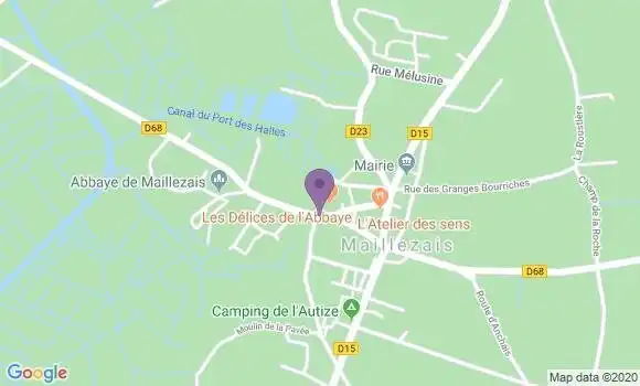 Localisation Maillezais Bp - 85420